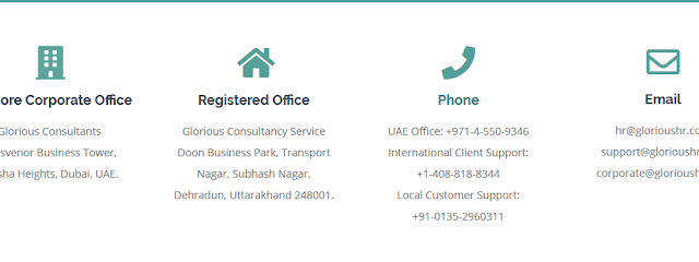 جلوريوس للاستشارات - جلوريوس HR - عجمان - +971 4 550 9346