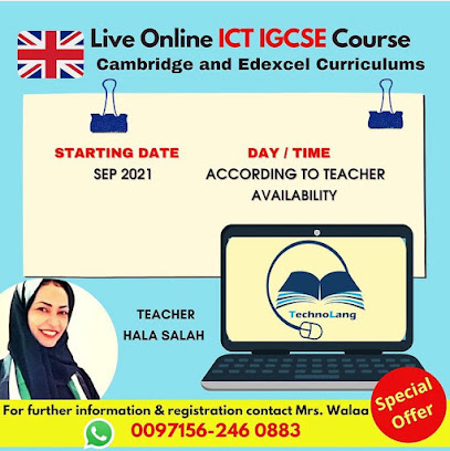 مركز تدريب Technolang - عجمان - +971 50 101 3992